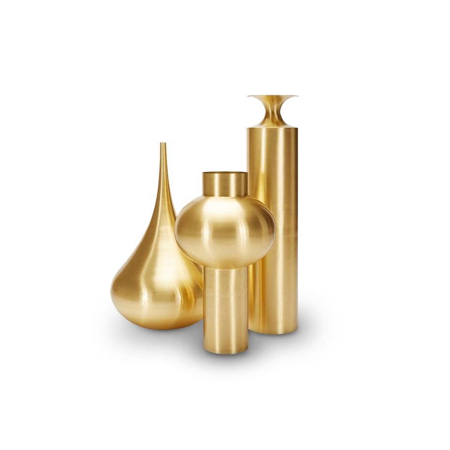 BEAT VESSEL TALL BRASS