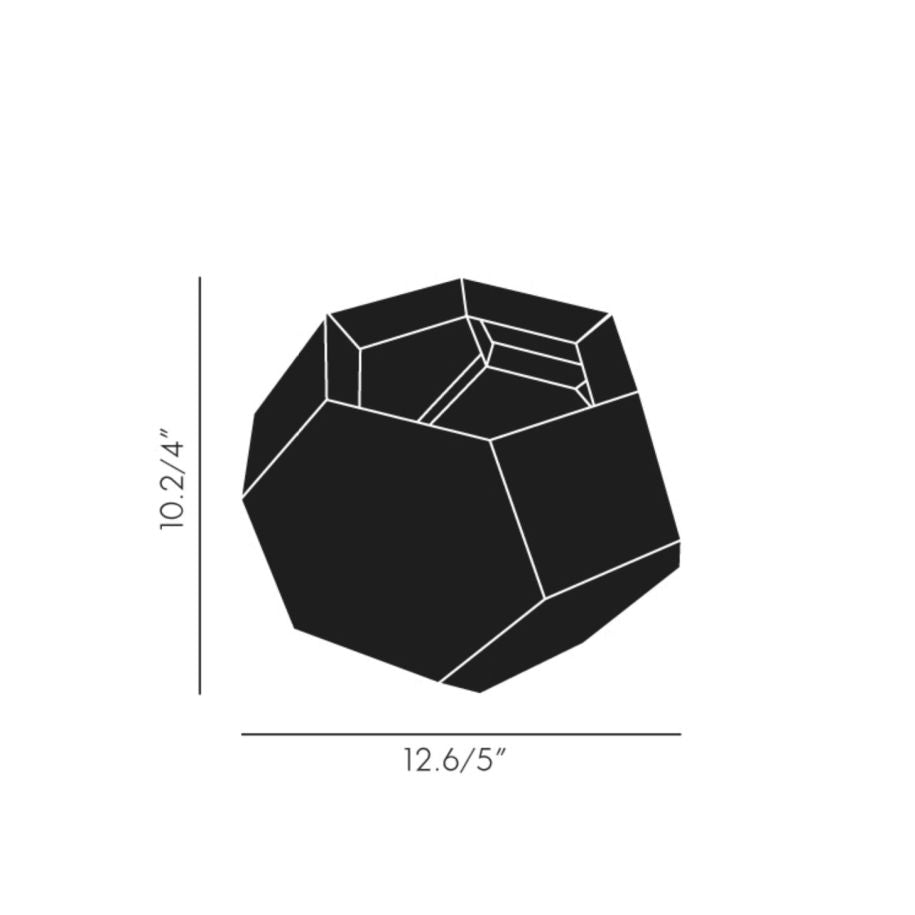 ETCH TEA LIGHT HOLDER BRASS