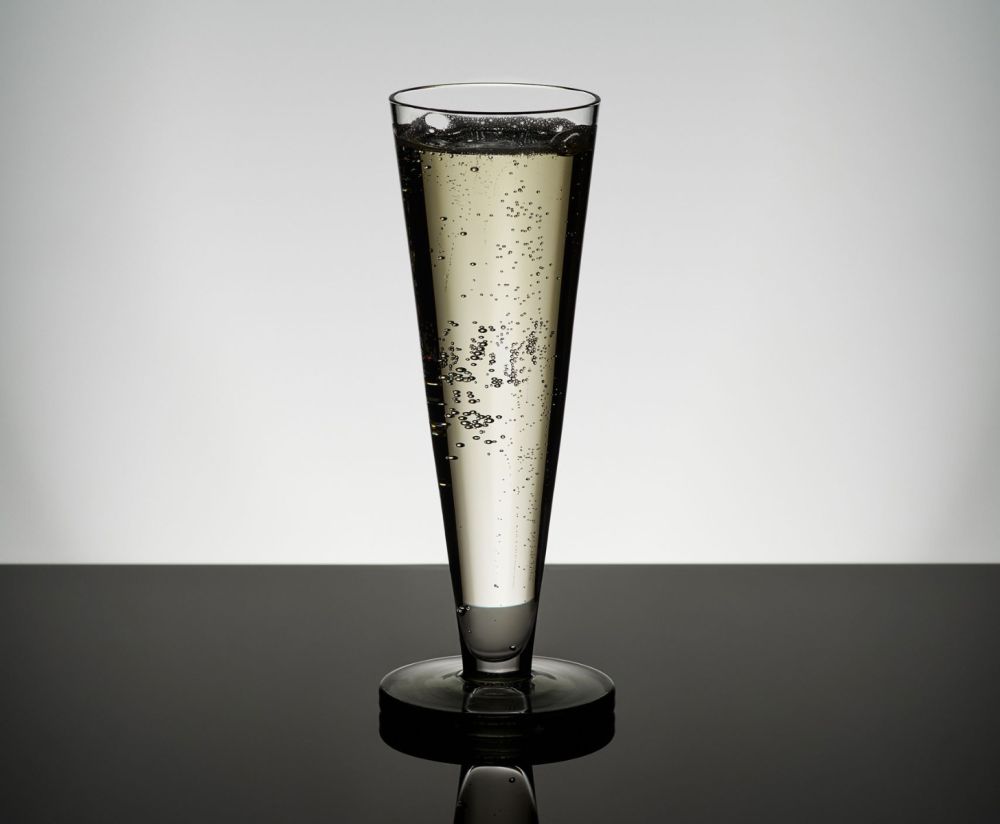 Puck Flute Glasses x 2