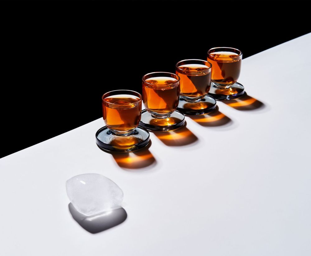 Puck Shot Glasses x 4