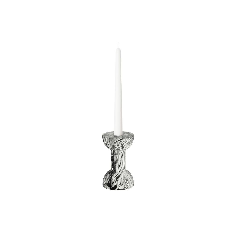 SWIRL DUMBBELL CANDLEHOLDER