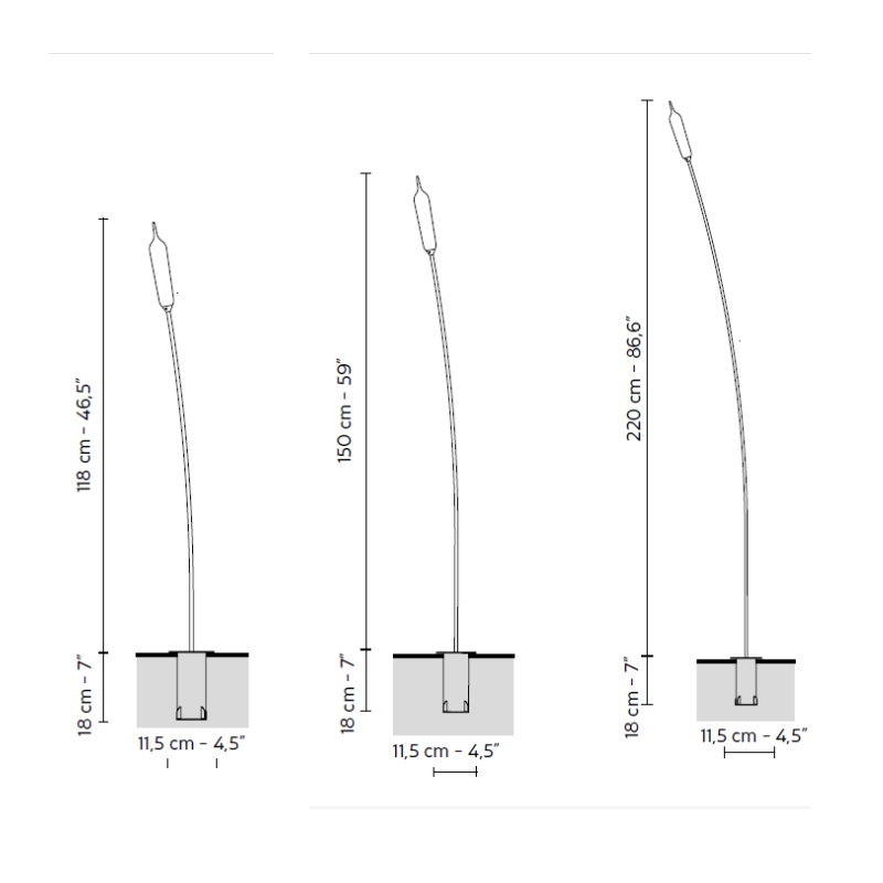 Nilo Outdoor Accent Light with In-Ground Box 12V