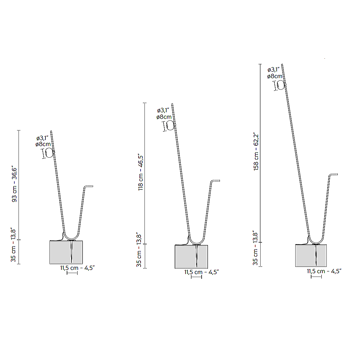 Pois Outdoor Floor Lamp 12V