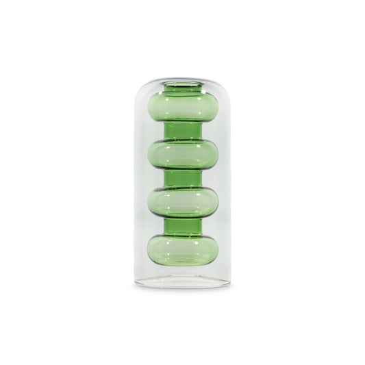 BUMP VASE TALL GREEN