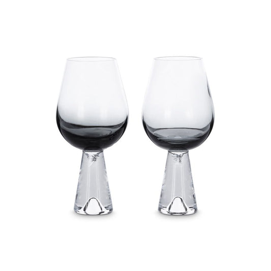 Tank Wine Glasses Black x 2